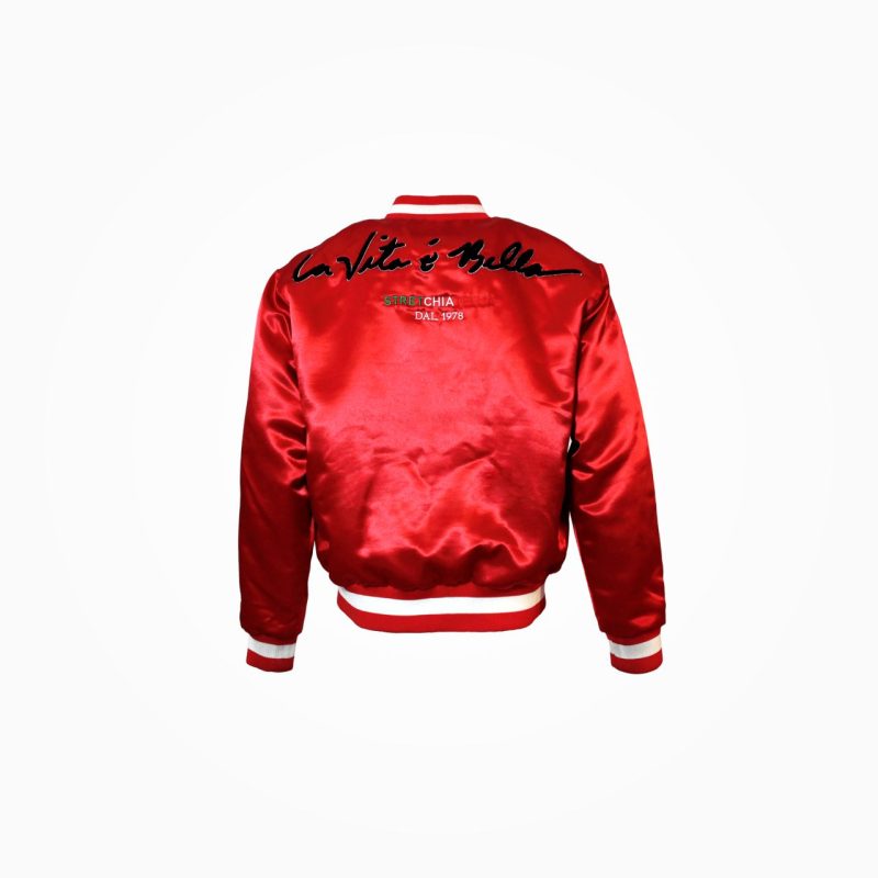 Vitta Bella- Stretchiatella Bomber Red