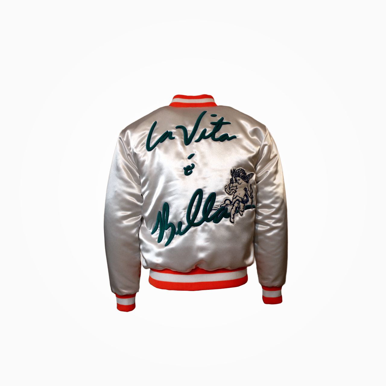 Angel- Stretchiatella Bomber (White)